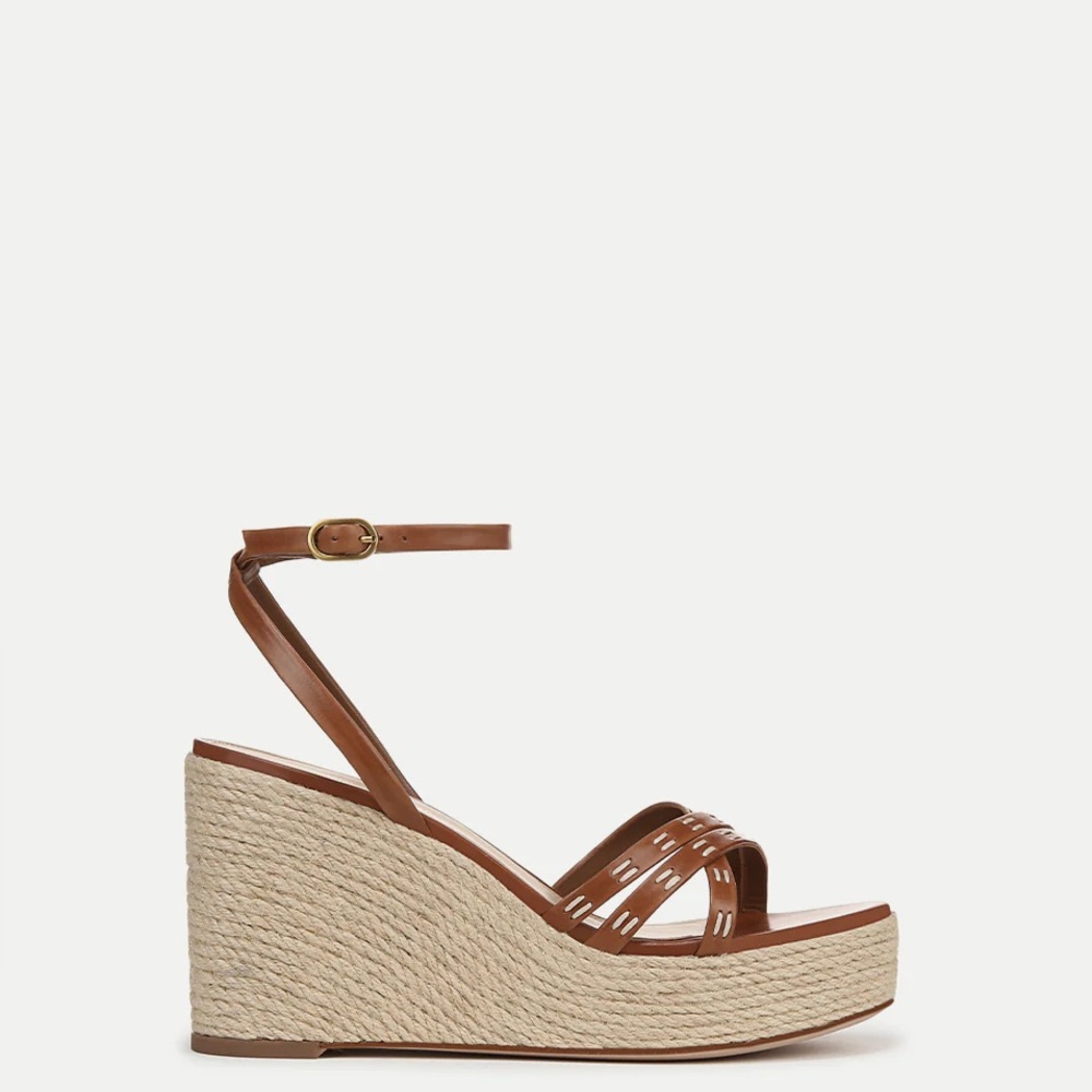 Veronica Beard Philene Wedge Espadrille Sandals